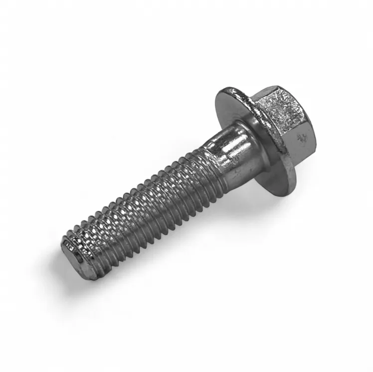 M12 X 45MM 1.75MM 15mm HEAD SIZE ZINC PLATED HEX FLANGED BOLT