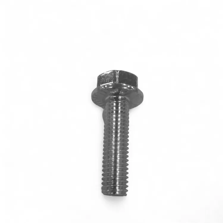 M8 X 30MM ZINC PLATED FLANGED HEX BOLT