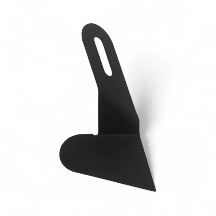 Dashboard bezel endcap powdercoated matte black - Right