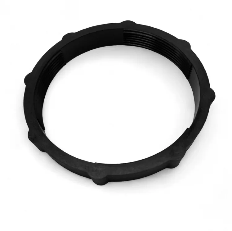 3-3/8" Gauge Plastic Nut Black